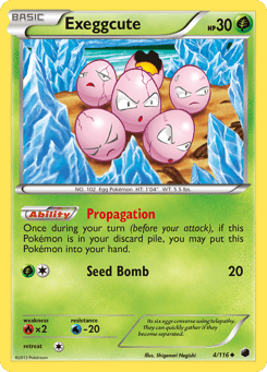 Exeggcute 4/116 Plasma Freeze