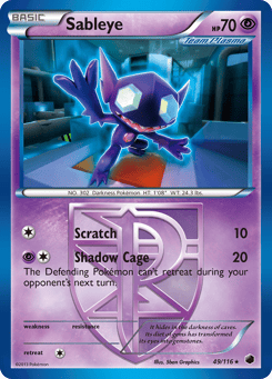 Sableye 49/116 Plasma Freeze