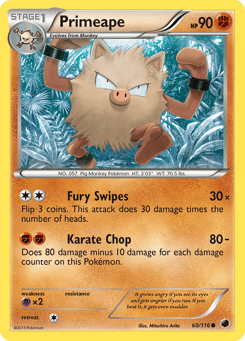 Primeape 60/116 Plasma Freeze