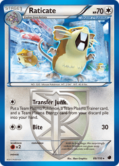Raticate 88/116 Plasma Freeze