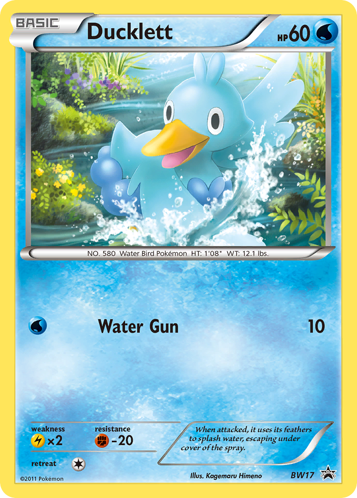 Ducklett BW17 BW Black Star Promos