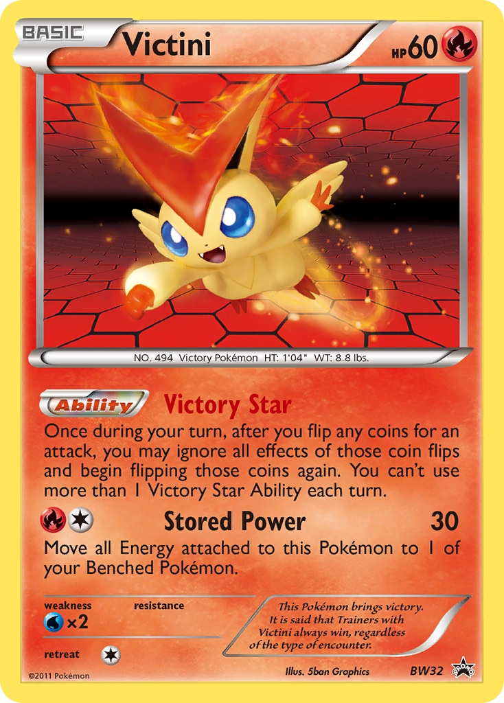 Victini BW32 BW Black Star Promos