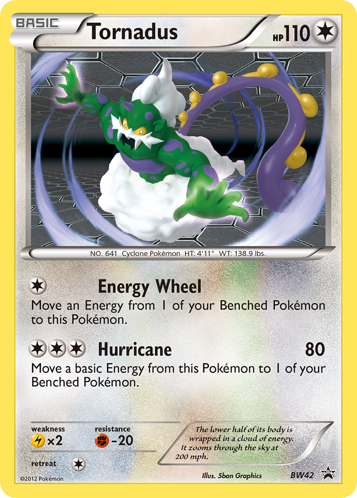 Tornadus BW42 BW Black Star Promos