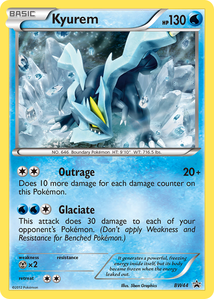Kyurem BW44 BW Black Star Promos