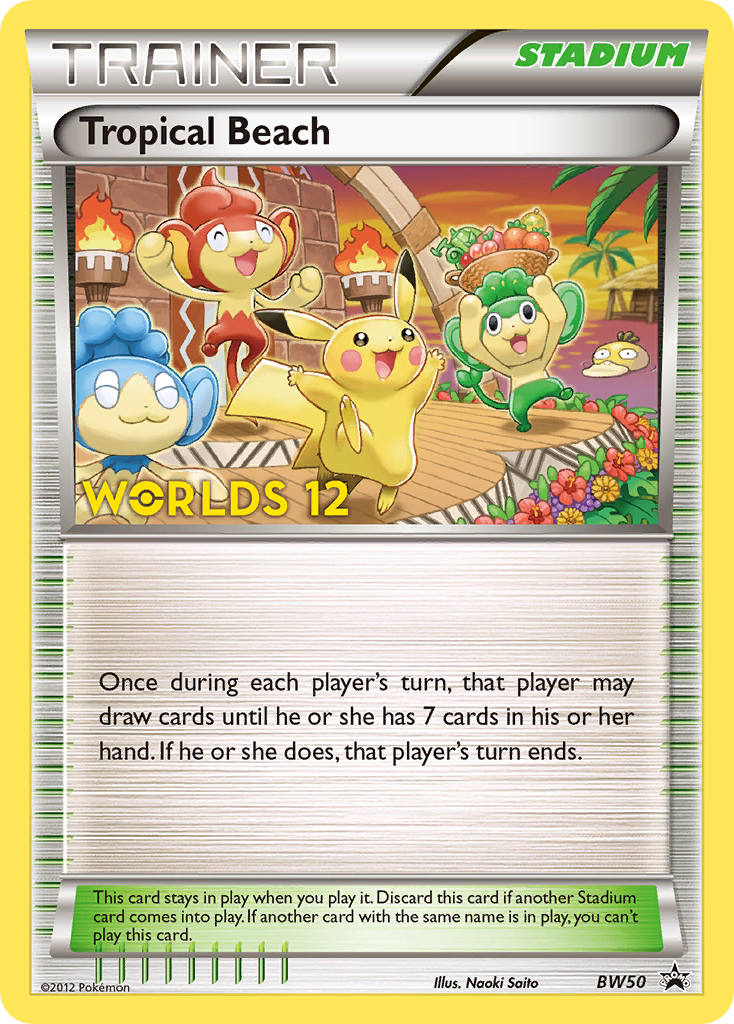 Tropical Beach BW50 BW Black Star Promos