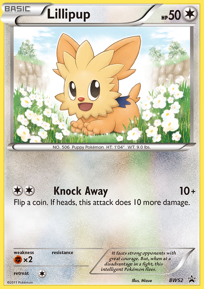 Lillipup BW52 BW Black Star Promos