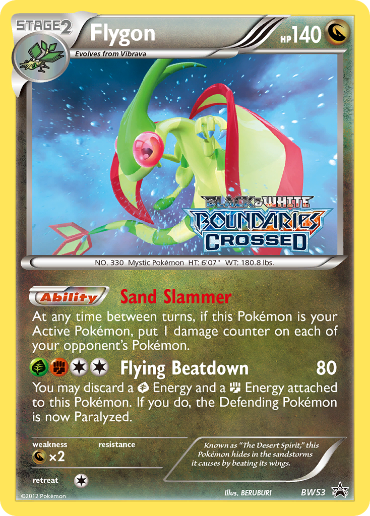 Flygon BW53 BW Black Star Promos