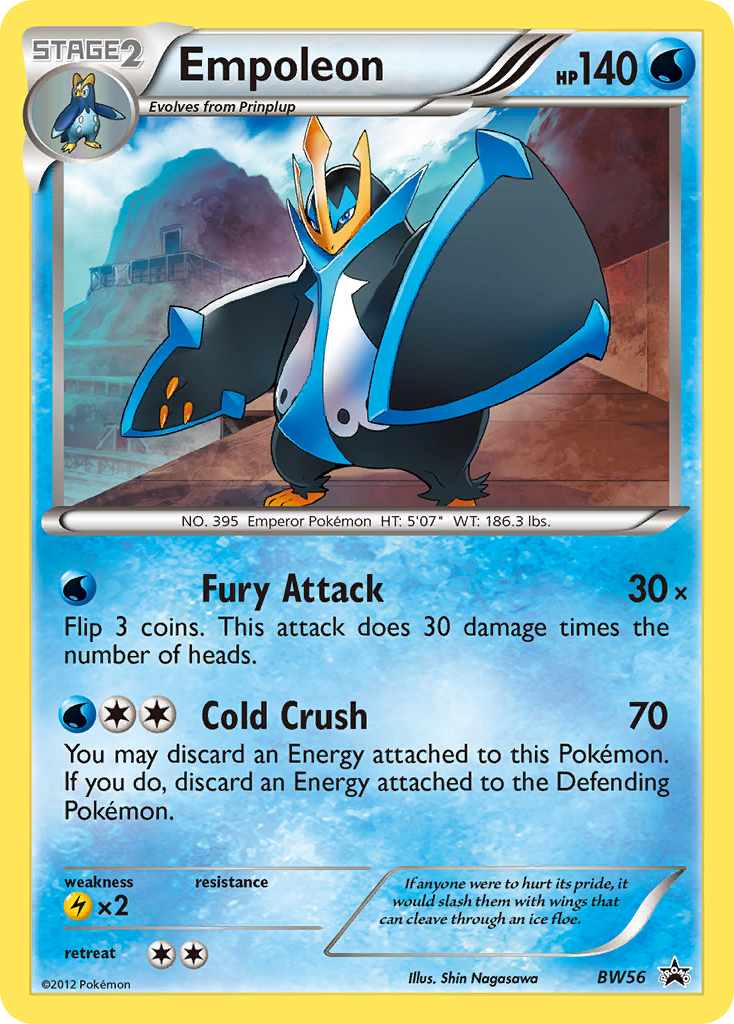 Empoleon BW56 BW Black Star Promos