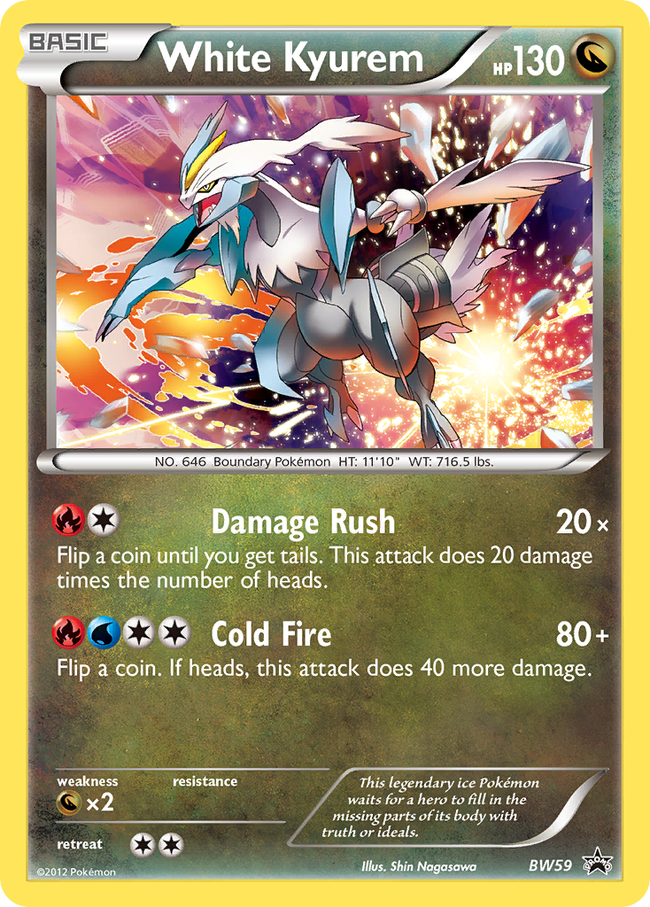 White Kyurem BW59 BW Black Star Promos