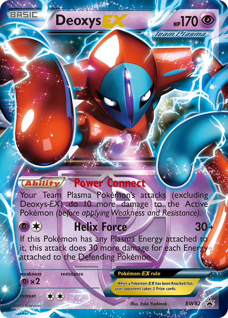 Deoxys-EX BW82 BW Black Star Promos