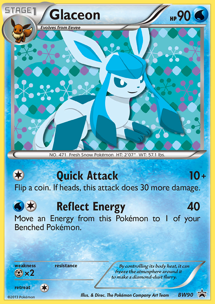 Glaceon BW90 BW Black Star Promos