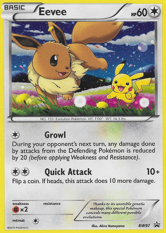 Eevee BW97 BW Black Star Promos