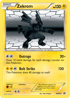 Zekrom BW005 BW Black Star Promos