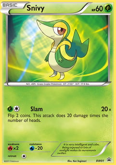 Snivy BW01 BW Black Star Promos