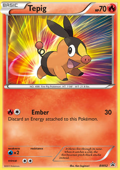 Tepig BW02 BW Black Star Promos