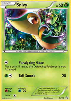 Snivy BW06 BW Black Star Promos