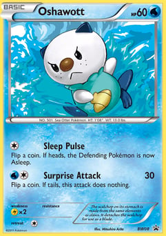 Oshawott BW08 BW Black Star Promos
