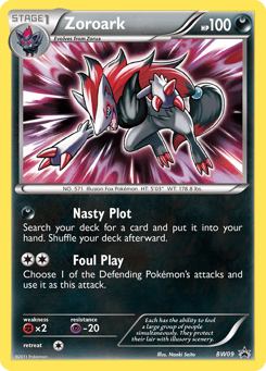 Zoroark BW09 BW Black Star Promos