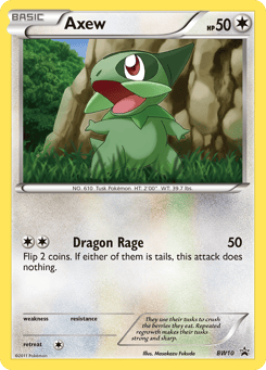 Axew BW10 BW Black Star Promos