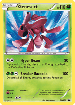 Genesect BW101 BW Black Star Promos