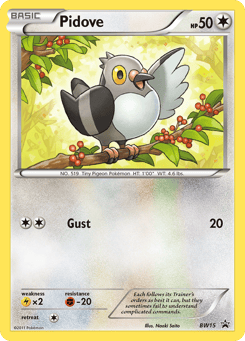 Pidove BW15 BW Black Star Promos
