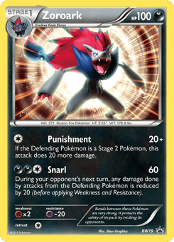 Zoroark BW19 BW Black Star Promos