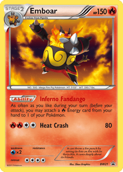 Emboar BW21 BW Black Star Promos