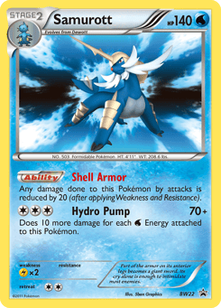 Samurott BW22 BW Black Star Promos
