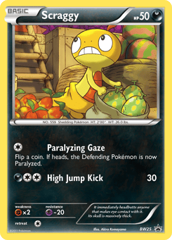 Scraggy BW25 BW Black Star Promos