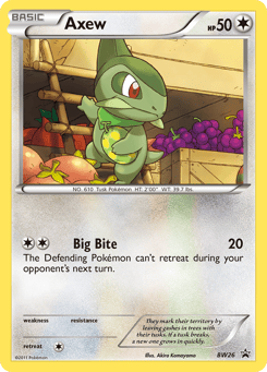 Axew BW26 BW Black Star Promos