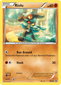 Riolu BW33 BW Black Star Promos