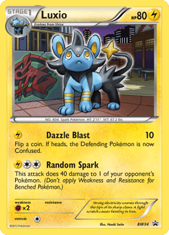 Luxio BW34 BW Black Star Promos