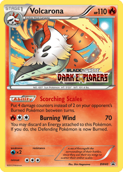Volcarona BW40 BW Black Star Promos