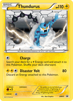 Thundurus BW41 BW Black Star Promos
