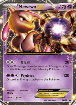 Mewtwo-EX BW45 BW Black Star Promos