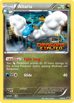 Altaria BW48 BW Black Star Promos