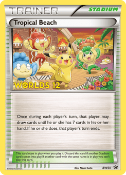 Tropical Beach BW50 BW Black Star Promos