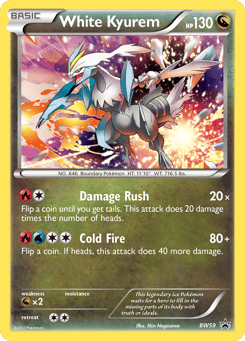 White Kyurem BW59 BW Black Star Promos