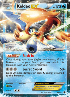 Keldeo-EX BW61 BW Black Star Promos