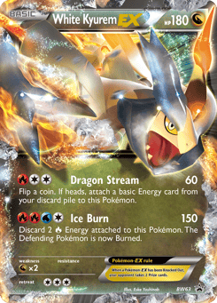 White Kyurem-EX BW63 BW Black Star Promos