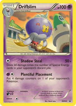 Drifblim BW64 BW Black Star Promos