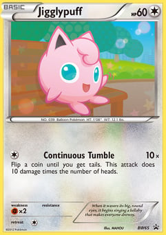 Jigglypuff BW65 BW Black Star Promos