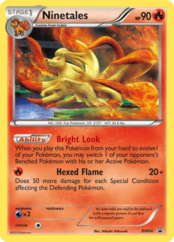 Ninetales BW66 BW Black Star Promos