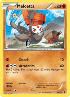 Meloetta BW69 BW Black Star Promos