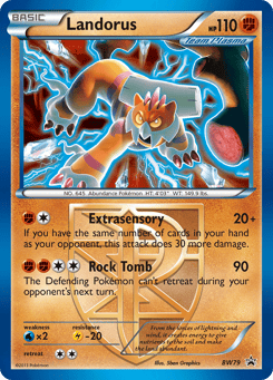 Landorus BW79 BW Black Star Promos