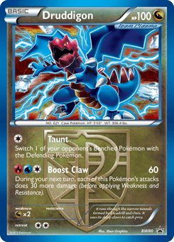 Druddigon BW80 BW Black Star Promos