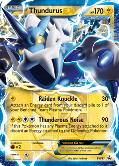Thundurus-EX BW81 BW Black Star Promos