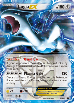 Lugia-EX BW83 BW Black Star Promos