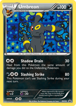 Umbreon BW93 BW Black Star Promos