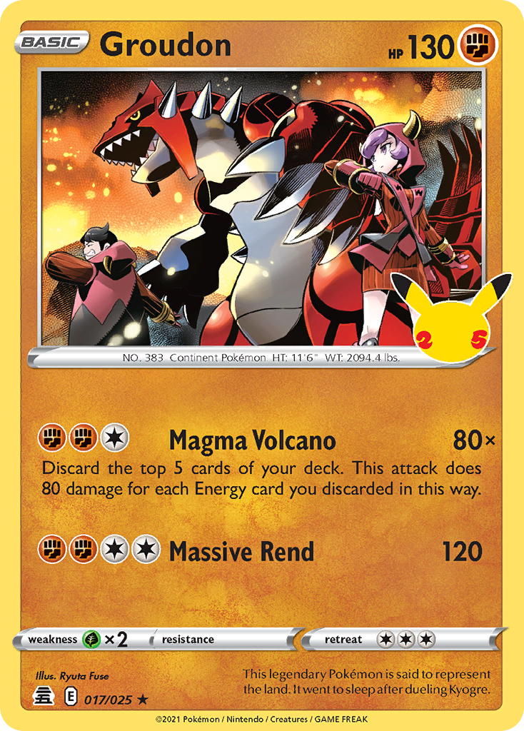 Groudon 17 Celebrations